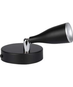LED επιτοίχιο φωτιστικό 4.5W 4000K φυσικό λευκό με μαύρο σώμα V-TAC – 218265