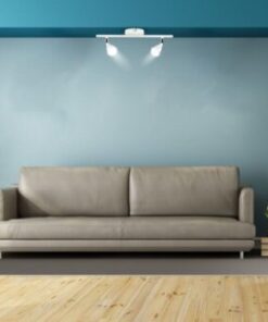 LED επιτοίχιο/οροφής φωτιστικό 9W 3000K θερμό λευκό με λευκό σώμα V-TAC – 218266