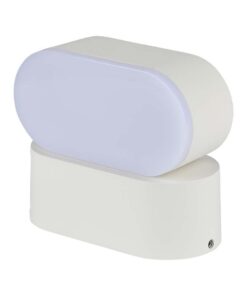 LED απλίκα 5W αρχιτεκτονικού φωτισμού 4000K φυσικό λευκό λευκό σώμα περιστρεφόμενο V-TAC – 218287