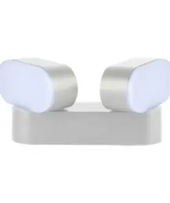 Φωτιστικό Τοίχου Περιστρεφόμενο 10W V-TAC Γκρι Αδιάβροχο IP65 Φυσικό 4000Κ – 218292