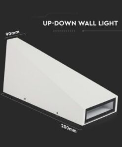 LED απλίκα 4W αρχιτεκτονικού φωτισμού 4000K φυσικό λευκό με λευκό σώμα V-TAC – 218296