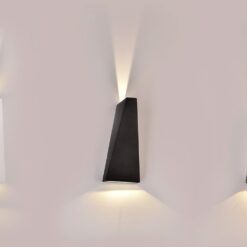 LED Φωτιστικό Τοίχου 4W V-TAC Μαύρο Αδιάβροχο IP65 Φυσικό 4000Κ – 218298