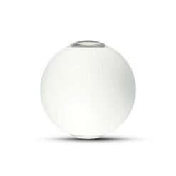 LED απλίκα 6W αρχιτεκτονικού φωτισμού 4000K φυσικό λευκό λευκό σώμα στρογγυλό V-TAC – 218302