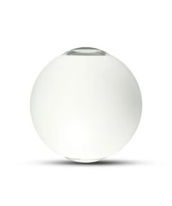 LED απλίκα 6W αρχιτεκτονικού φωτισμού 4000K φυσικό λευκό λευκό σώμα στρογγυλό V-TAC – 218302