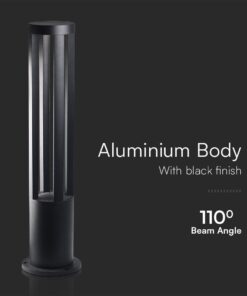 LED Επιδαπέδιο Φωτιστικό 10W V-TAC 80cm Αδιάβροχο IP65 Γκρι Θερμό 3000K – 218328