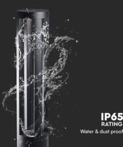 LED Επιδαπέδιο Φωτιστικό 10W V-TAC 80cm Αδιάβροχο IP65 Γκρι Θερμό 3000K – 218328