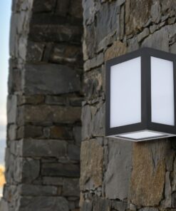 LED αδιάβροχο φωτιστικό 12W IP65 4000K Φυσικό με μαύρο σώμα V-TAC – 218341