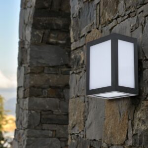 LED αδιάβροχο φωτιστικό 12W IP65 4000K Φυσικό  με μαύρο σώμα V-TAC – 218341