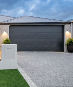 LED αδιάβροχη απλίκα 12W IP65 3000K Θερμό Μαύρο σώμα τετράγωνη V-TAC – 218539