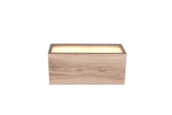 Απλίκα Τοίχου Up-Down σε Απόχωση Ξύλου MAYENNE 2x E14 IP44 Trio Lighting – 218560235