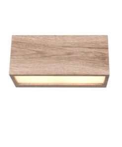 Απλίκα Τοίχου Up-Down σε Απόχωση Ξύλου MAYENNE 2x E14 IP44 Trio Lighting – 218560235