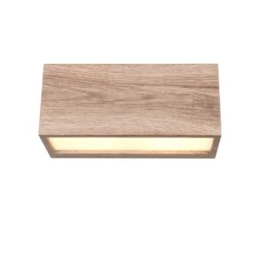 Απλίκα Τοίχου Up-Down σε Απόχωση Ξύλου MAYENNE 2x E14 IP44 Trio Lighting – 218560235