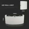 Φωτιστικό Τοίχου 5W LED Up-Down Λευκό V-TAC IP65 Θερμό Λευκό 3000K – 218613
