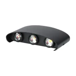 Φωτιστικό Τοίχου 5W LED Up-Down Μαύρο V-TAC IP65 Θερμό Λευκό 3000K – 218615