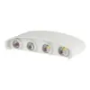 Φωτιστικό Τοίχου 7W LED Up-Down Λευκό V-TAC IP65 Θερμό Λευκό 3000K – 218617