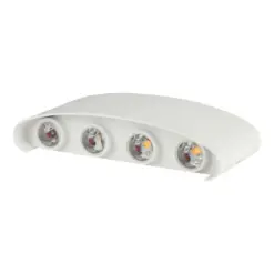Φωτιστικό Τοίχου 7W LED Up-Down Λευκό V-TAC IP65 Θερμό Λευκό 3000K – 218617