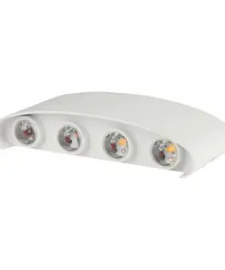Φωτιστικό Τοίχου 7W LED Up-Down Λευκό V-TAC IP65 Θερμό Λευκό 3000K – 218617