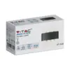 Φωτιστικό Τοίχου 7W LED Up-Down Μαύρο V-TAC IP65 Θερμό Λευκό 3000K – 218619