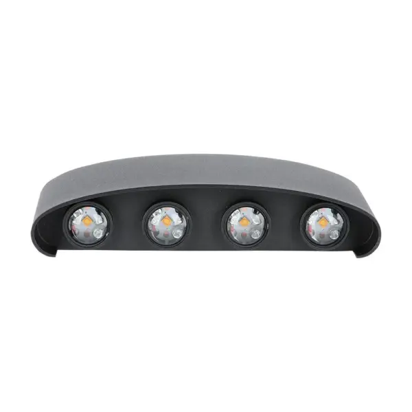 Φωτιστικό Τοίχου 7W LED Up-Down Μαύρο V-TAC IP65 Φυσικό Λευκό 4000K - 218620