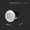 LED Χωνευτό Φωτιστικό COB 8W  Αδιάβροχο IP67 4000K Νίκελ Ματ V-TAC – 218621