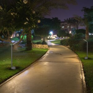 Φωτιστικό Κολωνάκι Κήπου 6W LED V-TAC με Γκρι Σώμα IP54 Φυσικό Λευκό 4000K  – 218681