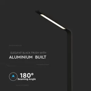 Φωτιστικό Κολωνάκι Κήπου 5W LED V-TAC με Μαύρο Σώμα IP54 Φυσικό Λευκό 4000K  – 218682