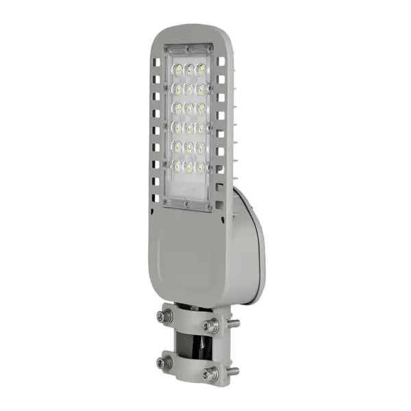 LED φωτιστικό δρόμου V-TAC PRO Samsung Chip 30W 4000Κ γκρι σώμα 135lm/W - 21956