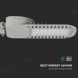 LED φωτιστικό δρόμου V-TAC PRO Samsung Chip 50W 4000Κ γκρι σώμα 135lm/W – 21958