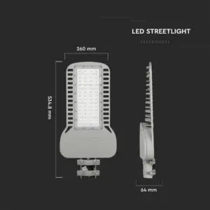 LED φωτιστικό δρόμου V-TAC PRO Samsung Chip 150W 20300lm 4000Κ Γκρί – 21962