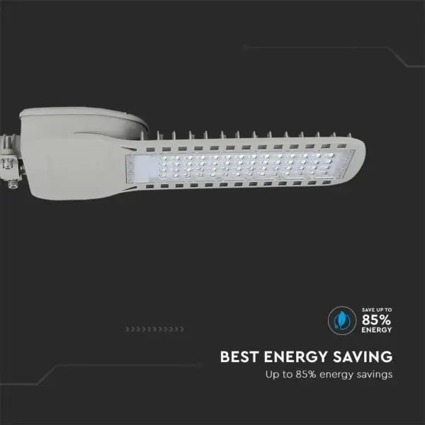 LED φωτιστικό δρόμου V-TAC PRO Samsung Chip 150W 6500Κ γκρι σώμα 135lm/W – 21963