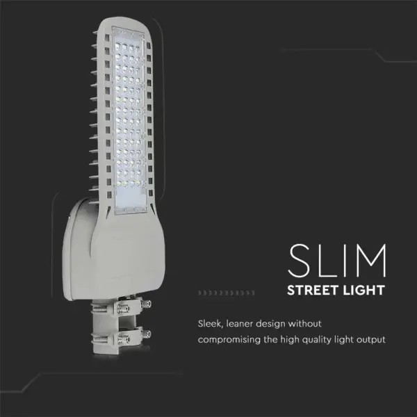 LED φωτιστικό δρόμου V-TAC PRO Samsung Chip 150W 6500Κ γκρι σώμα 135lm/W – 21963