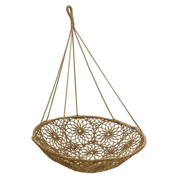 Hammock seat Baylee  pakoworld rope beige-brown D102x140cm 220-000003