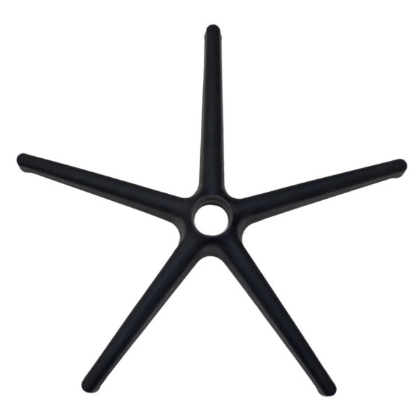 Pakoworld PP office chair star black D54cm 221-000008