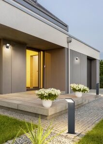 Φωτιστικό Τοίχου Trio Lighting LED 9W Ανθρακί Αλουμίνιο 900lm 3000K IP54 221169142