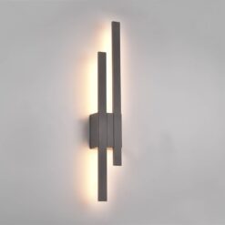 Φωτιστικό Τοίχου Tawa Ανθρακί LED 18W 1800lm 3000K IP54 Trio Lighting – 221460242