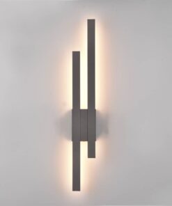 Φωτιστικό Τοίχου Tawa Ανθρακί LED 18W 1800lm 3000K IP54 Trio Lighting – 221460242