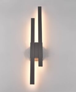 Φωτιστικό Τοίχου Tawa Ανθρακί LED 18W 1800lm 3000K IP54 Trio Lighting – 221460242