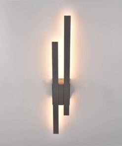 Φωτιστικό Τοίχου Tawa Ανθρακί LED 18W 1800lm 3000K IP54 Trio Lighting – 221460242