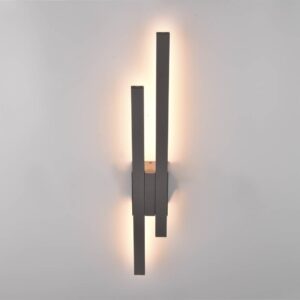 Φωτιστικό Τοίχου Tawa Ανθρακί LED 18W 1800lm 3000K IP54 Trio Lighting – 221460242