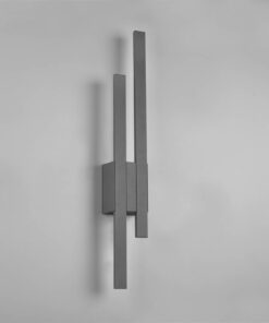 Φωτιστικό Τοίχου Tawa Ανθρακί LED 18W 1800lm 3000K IP54 Trio Lighting – 221460242