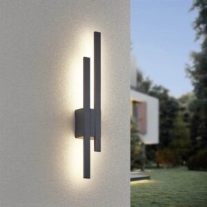 Φωτιστικό Τοίχου Tawa Ανθρακί LED 18W 1800lm 3000K IP54 Trio Lighting – 221460242