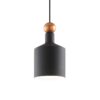 IDEAL LUX Κρεμαστό Φωτιστικό TRIADE 1xE27 Μαύρου Χρώματος – 221496