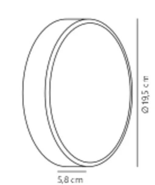 Nordlux Oliver Φωτιστικό Τοίχου Μαύρο LED 600lm Πλαστικό –  2218261003