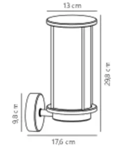 Nordlux Linton Φωτιστικό Τοίχου Ορείχαλκος E27 Ορείχαλκος/Πλαστικό – 2218281035