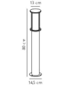 Nordlux Linton Φωτιστικό Κήπου Ορείχαλκος E27 Ορείχαλκος/Πλαστικό – 2218308035