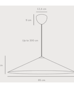 Κρεμαστό Φωτιστικό DFTP Hill 1xE27 Λευκού Χρώματος – 2220103060