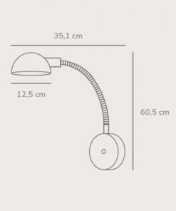 Επιτοίχιο Φωτιστικό DFTP Nomi 1xE14 Μαύρου Χρώματος – 2220171003