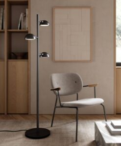 Φωτιστικό Δαπέδου DFTP Nomi 3xE14 Μαύρου Χρώματος – 2220194003