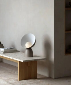 Επιτραπέζιο Φωτιστικό DFTP Hello 1xE14 Καφέ Χρώματος – 2220215009