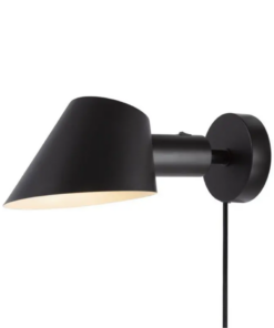 Επιτοίχιο Φωτιστικό DFTP Stay 1xE27 Μαύρου Χρώματος – 2220381003